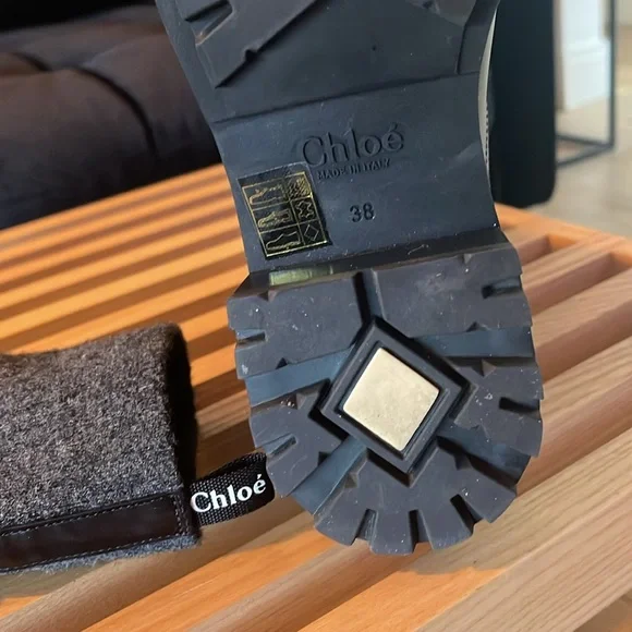 Like New Chloe Franne Sock Ankle Boot - Picture 9 of 10